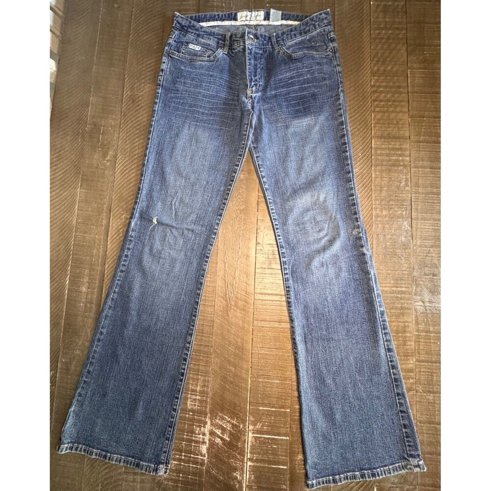 Baby Phat Womens Mid Rise Bootcut Jean 5-Pocket